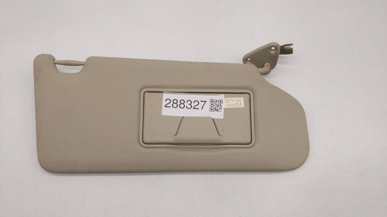 2013 Mitsubishi Outlander Sun Visor Shade Replacement Passenger Right Mirror Fits OEM Used Auto Parts - Oemusedautoparts1.co