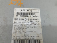 2008-2008 Mitsubishi Outlander Am Fm Cd Player Radio Receiver - Oemusedautoparts1.com