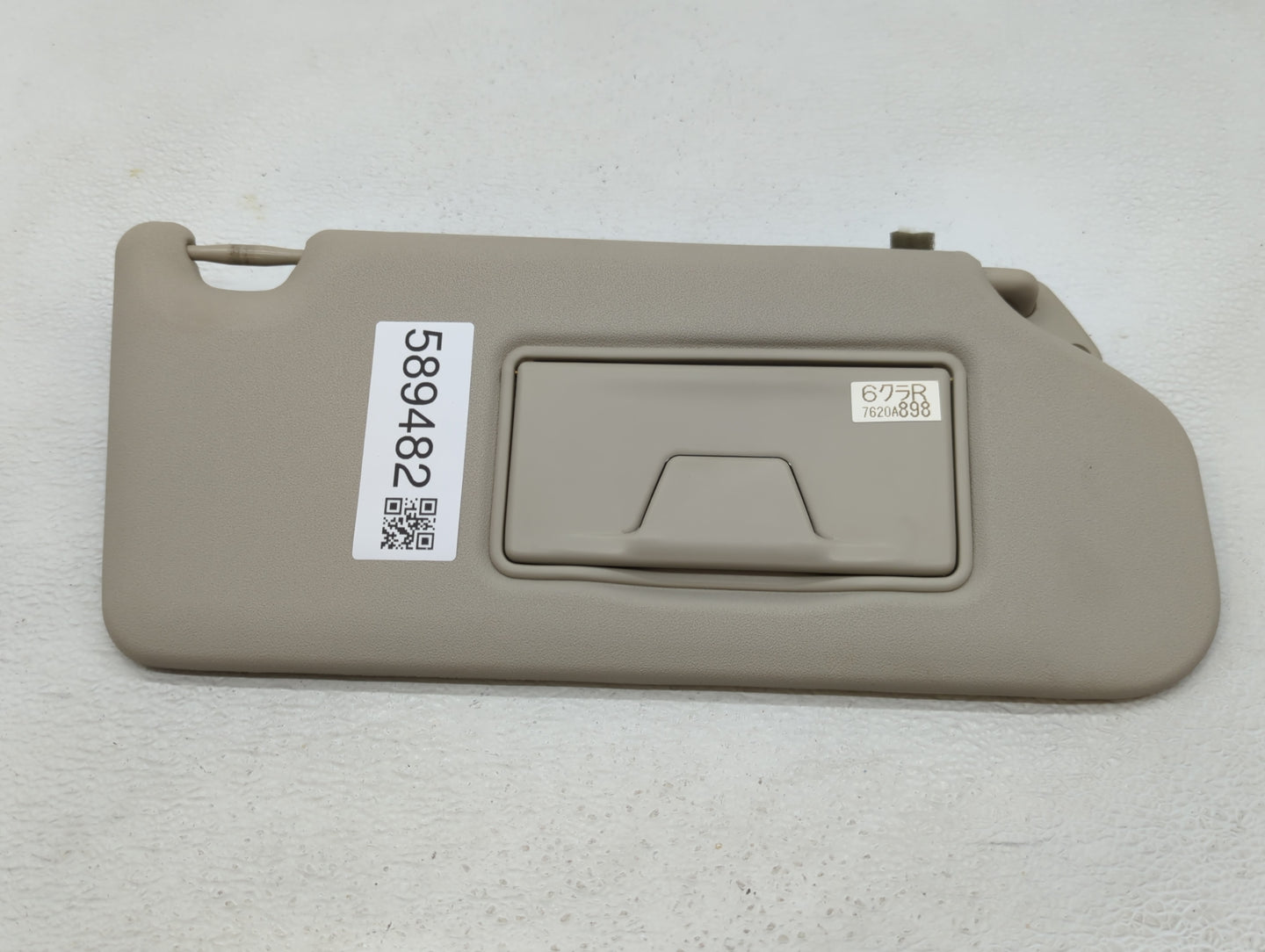 2012-2013 Mitsubishi Outlander Sun Visor Shade Replacement Passenger Right Mirror Fits Fits 2012 2013 OEM Used Auto Parts - 