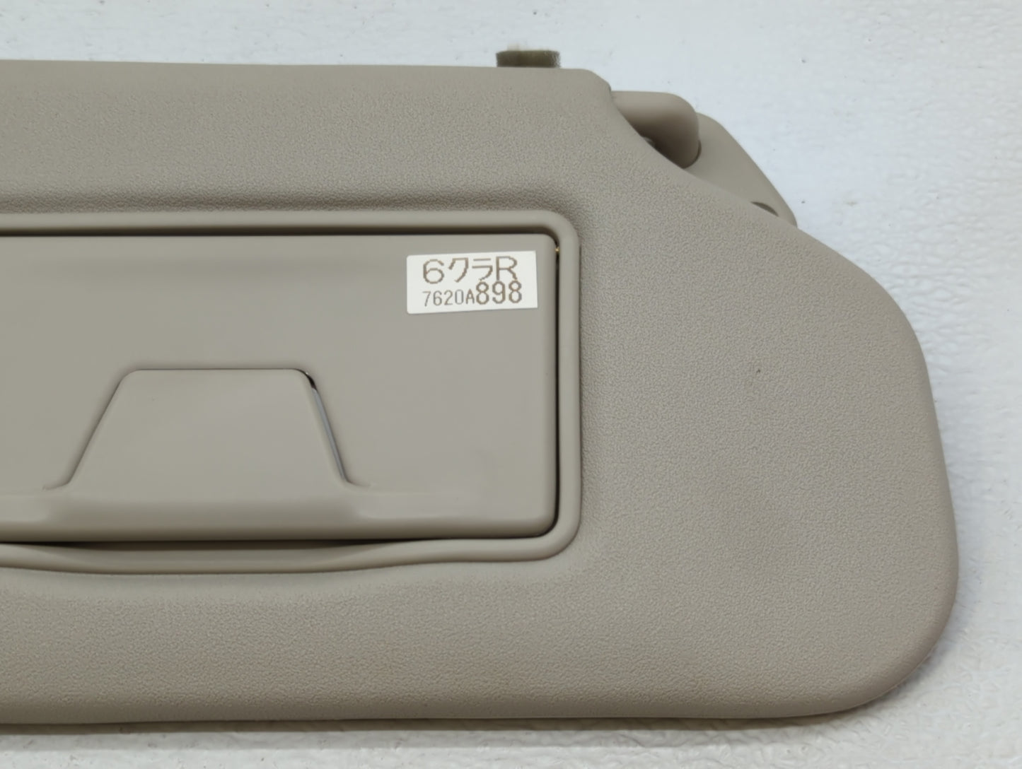 2012-2013 Mitsubishi Outlander Sun Visor Shade Replacement Passenger Right Mirror Fits Fits 2012 2013 OEM Used Auto Parts - 