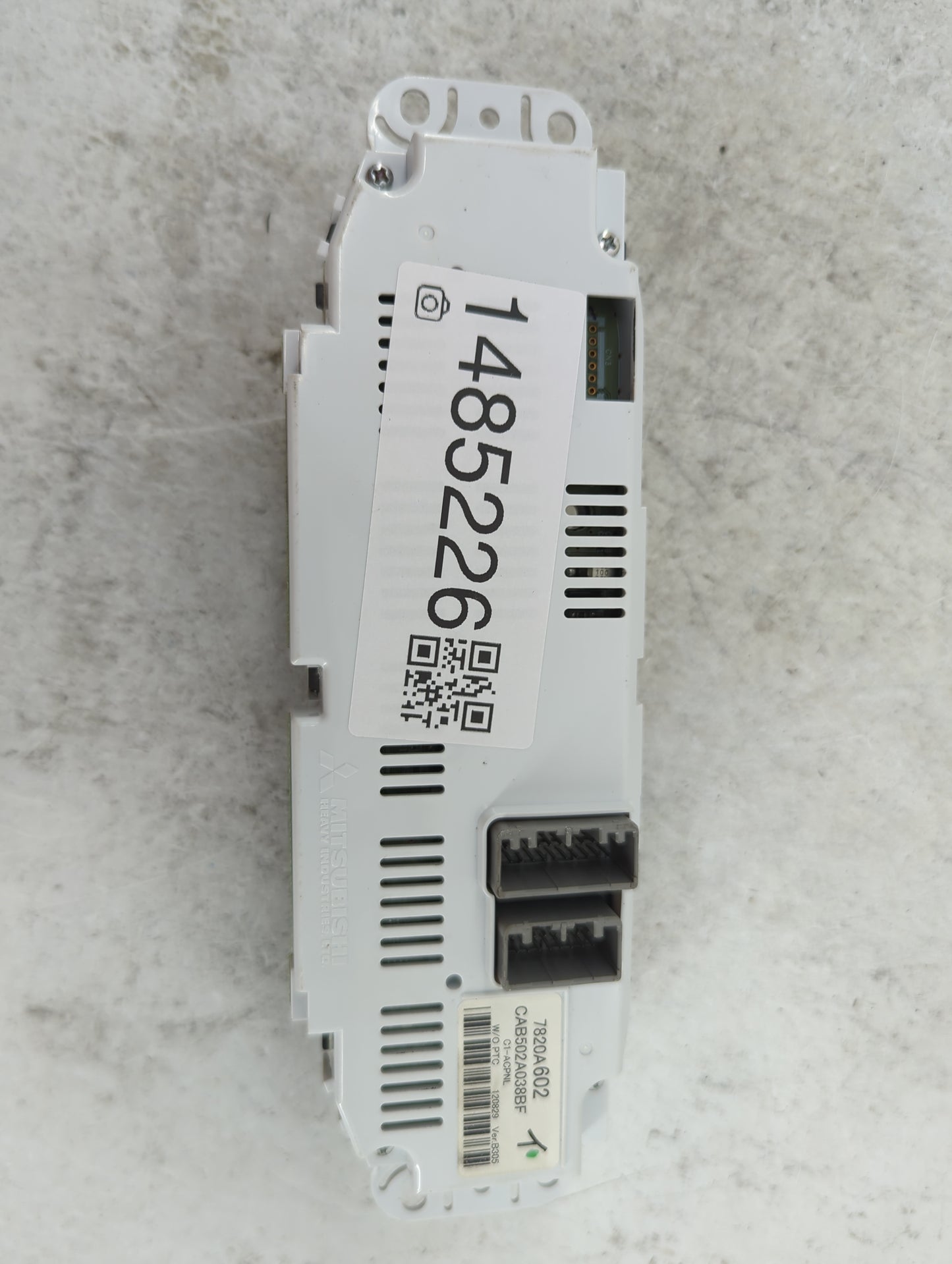 2013-2017 Mitsubishi Outlander Sport Climate Control Module Temperature AC/Heater Replacement P/N:7820A602 CAB502A038BF Fits
