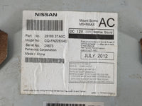 2013-2015 Nissan Altima Radio AM FM Cd Player Receiver Replacement P/N:28185 3TA0C Fits Fits 2013 2014 2015 OEM Used Auto Pa
