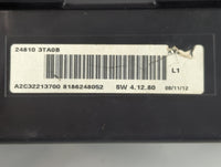 2013 Nissan Altima Instrument Cluster Speedometer Gauges P/N:24810 3TA0B Fits OEM Used Auto Parts - Oemusedautoparts1.com