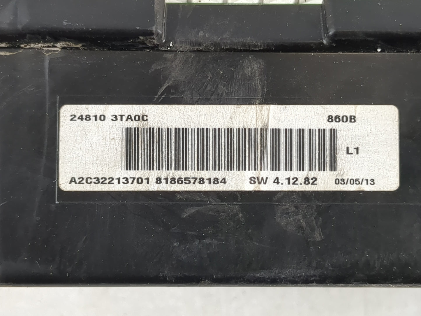 2013 Nissan Altima Instrument Cluster Speedometer Gauges P/N:24810 3TA0C Fits OEM Used Auto Parts - Oemusedautoparts1.com