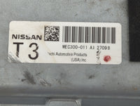 2013-2014 Nissan Altima PCM Engine Control Computer ECU ECM PCU OEM P/N:MEC300-011 A1 Fits Fits 2013 2014 OEM Used Auto Part