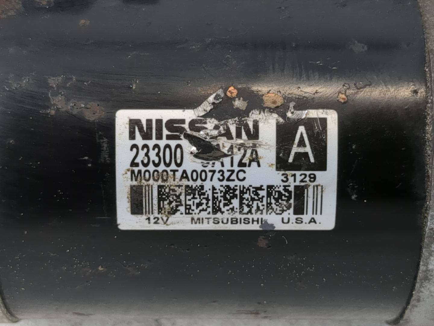 2013-2014 Nissan Altima Car Starter Motor Solenoid OEM P/N:23300-3A12A Fits Fits 2013 2014 2017 OEM Used Auto Parts - Oemuse