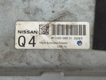 2013-2014 Nissan Altima PCM Engine Control Computer ECU ECM PCU OEM P/N:MEC300-000 D1 Fits Fits 2013 2014 OEM Used Auto Parts
