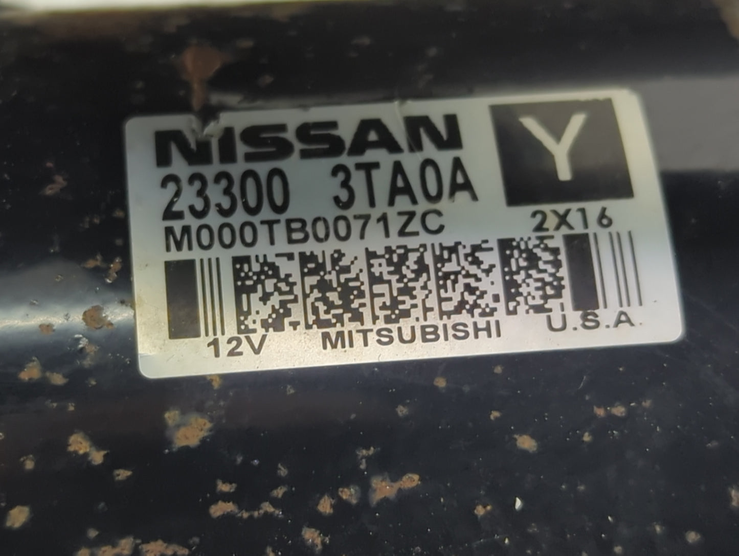 2013-2018 Nissan Altima Car Starter Motor Solenoid OEM P/N:23300 3TA0A M000TB0071ZC Fits Fits 2013 2014 2015 2016 2017 2018 
