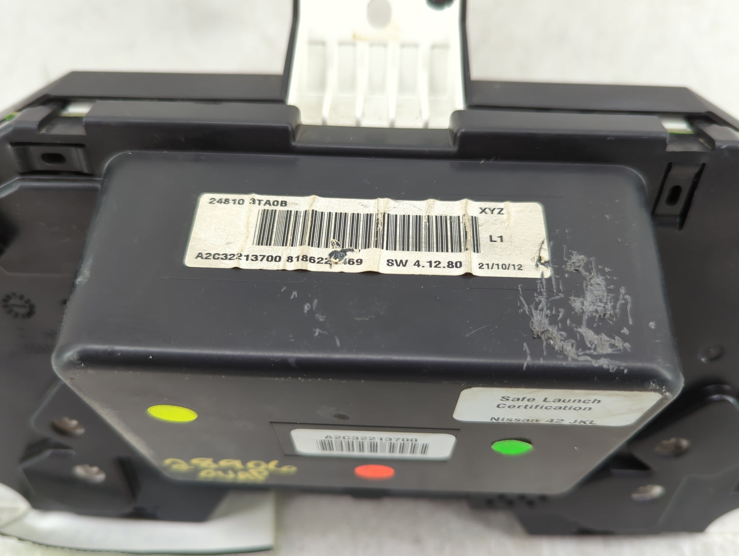 2013 Nissan Altima Instrument Cluster Speedometer Gauges P/N:24810 3TA0B Miles:1K Fits OEM Used Auto Parts - Oemusedautopart