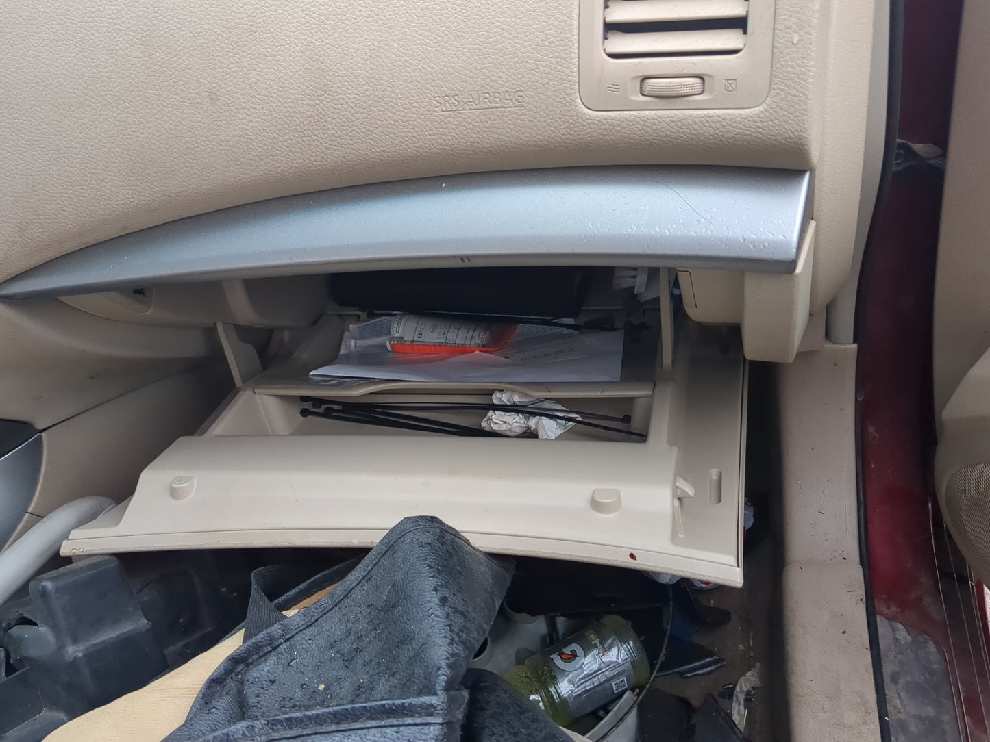 2013 Nissan Altima Passenger Glove Box Door Storage Compartment - Oemusedautoparts1.com