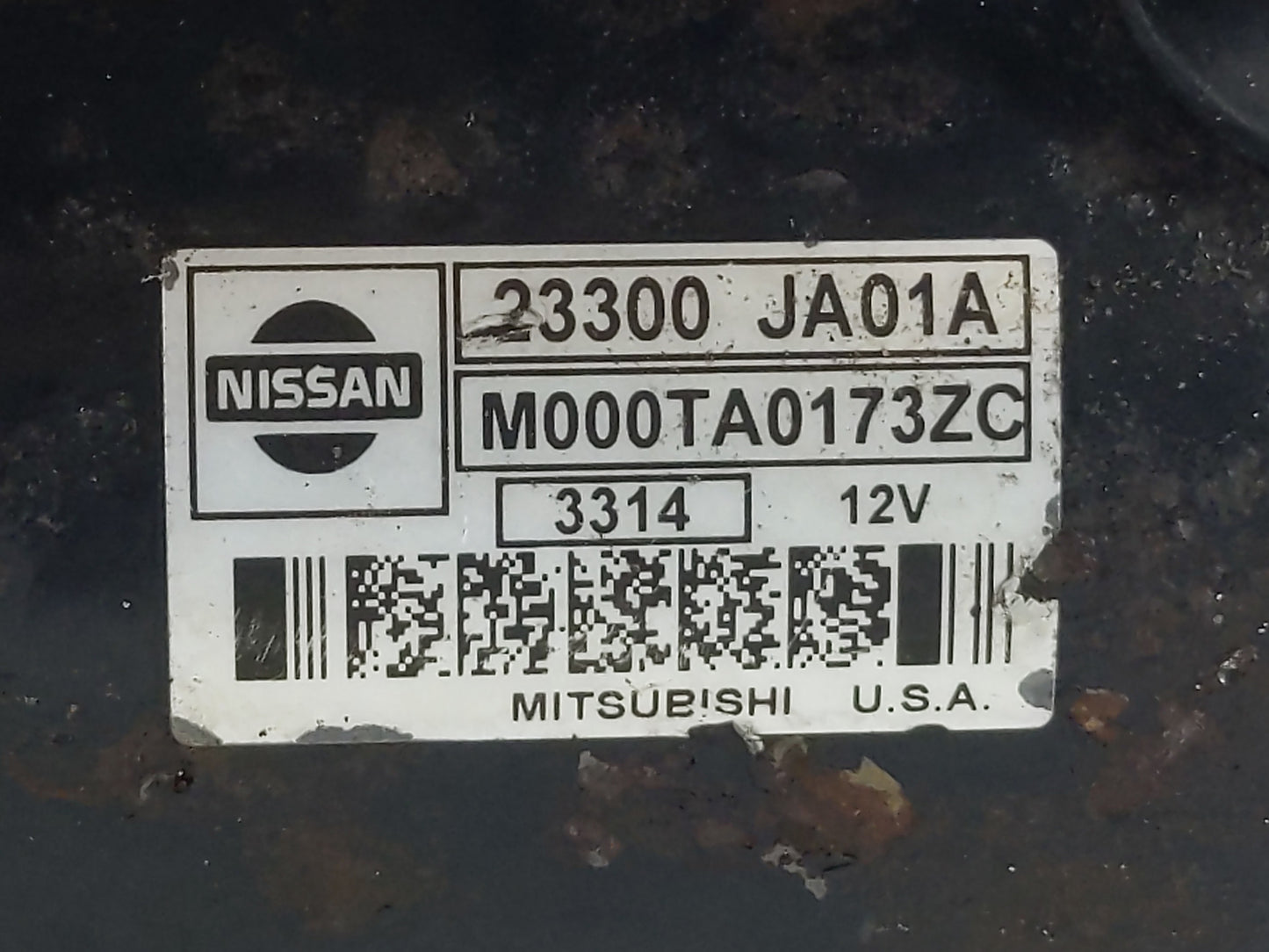 2007-2013 Nissan Altima Car Starter Motor Solenoid OEM P/N:23300 JA01A Fits Fits 2007 2008 2009 2010 2011 2012 2013 OEM Used