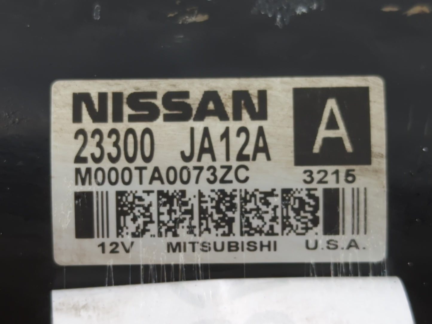 2013-2014 Nissan Altima Car Starter Motor Solenoid OEM P/N:23300 JA12A Fits Fits 2013 2014 2017 OEM Used Auto Parts - Oemuse