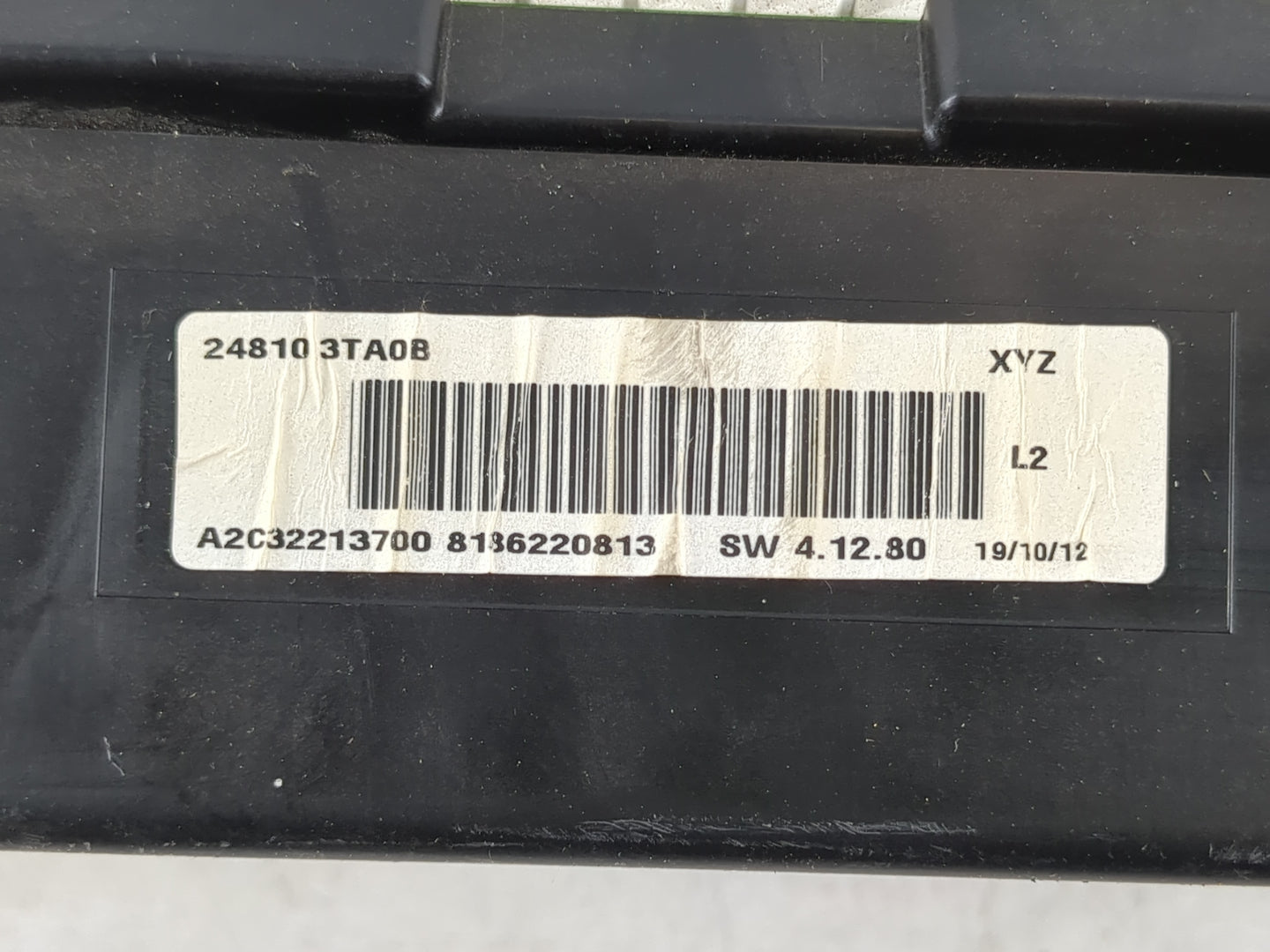 2013 Nissan Altima Instrument Cluster Speedometer Gauges P/N:24810 3TA0B Fits OEM Used Auto Parts - Oemusedautoparts1.com