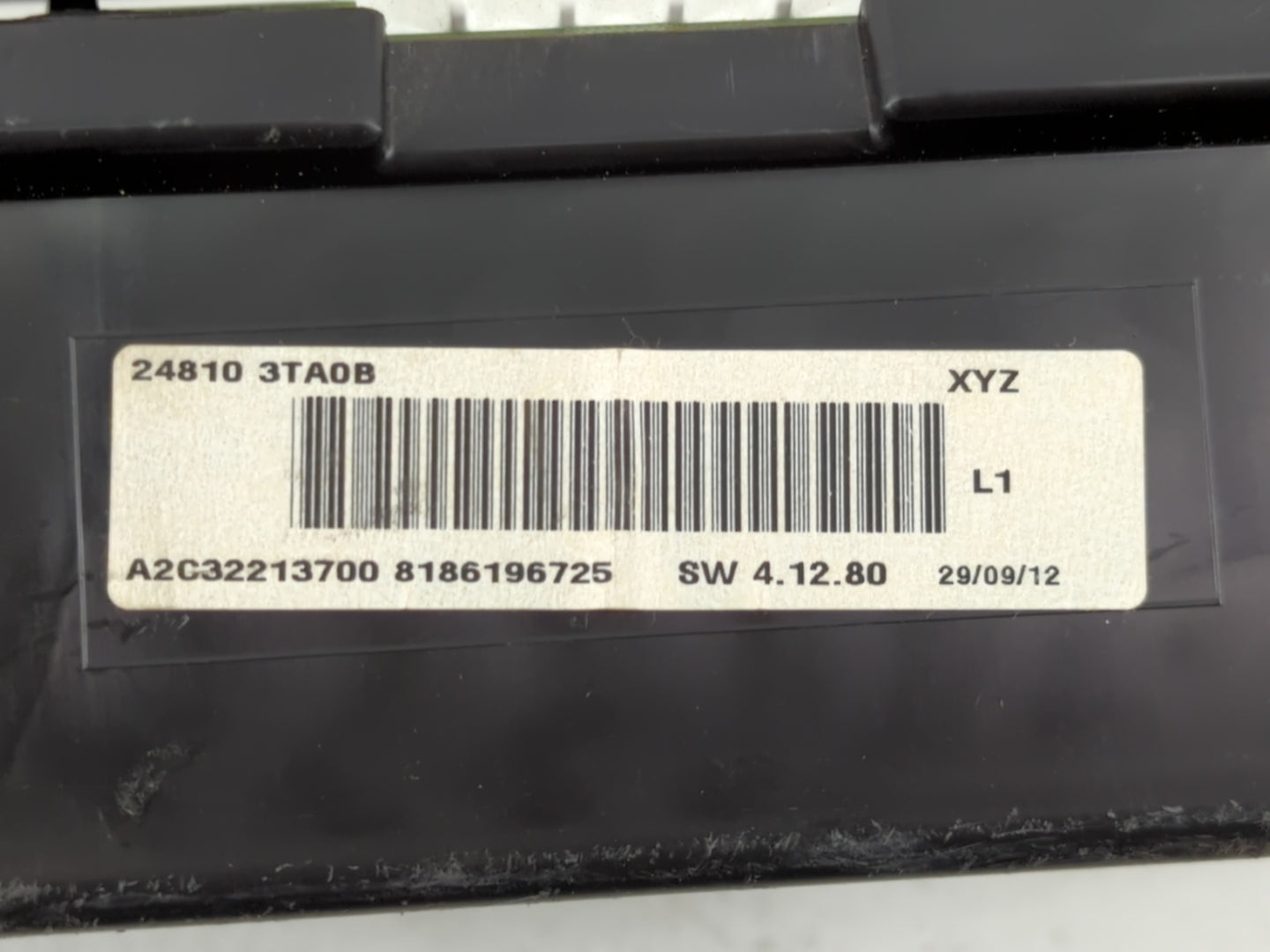 2013 Nissan Altima Instrument Cluster Speedometer Gauges P/N:24810 3TA0B Fits OEM Used Auto Parts - Oemusedautoparts1.com