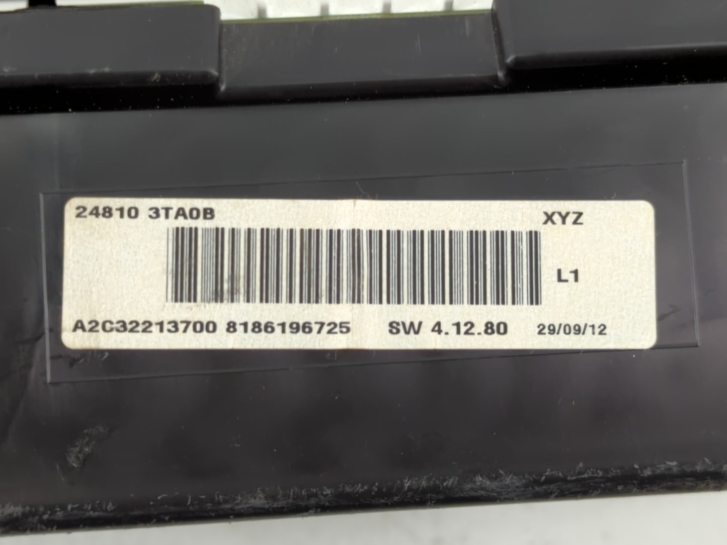 2013 Nissan Altima Instrument Cluster Speedometer Gauges P/N:24810 3TA0B Fits OEM Used Auto Parts - Oemusedautoparts1.com