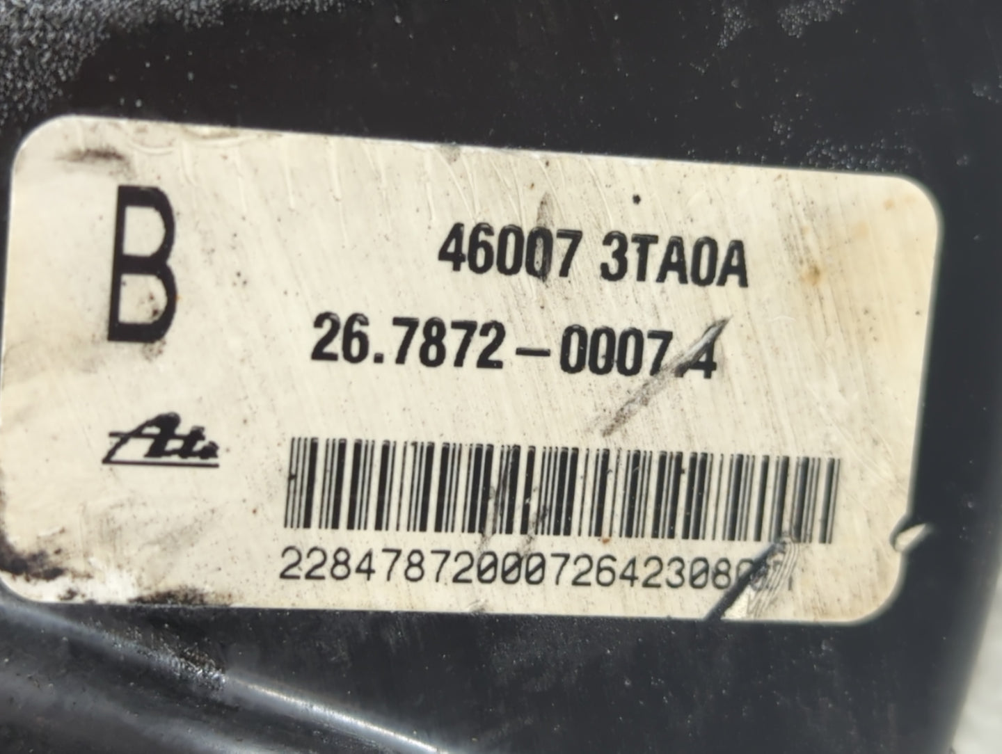 2013-2015 Nissan Altima Power Brake Booster Oem 1220993 - Oemusedautoparts1.com