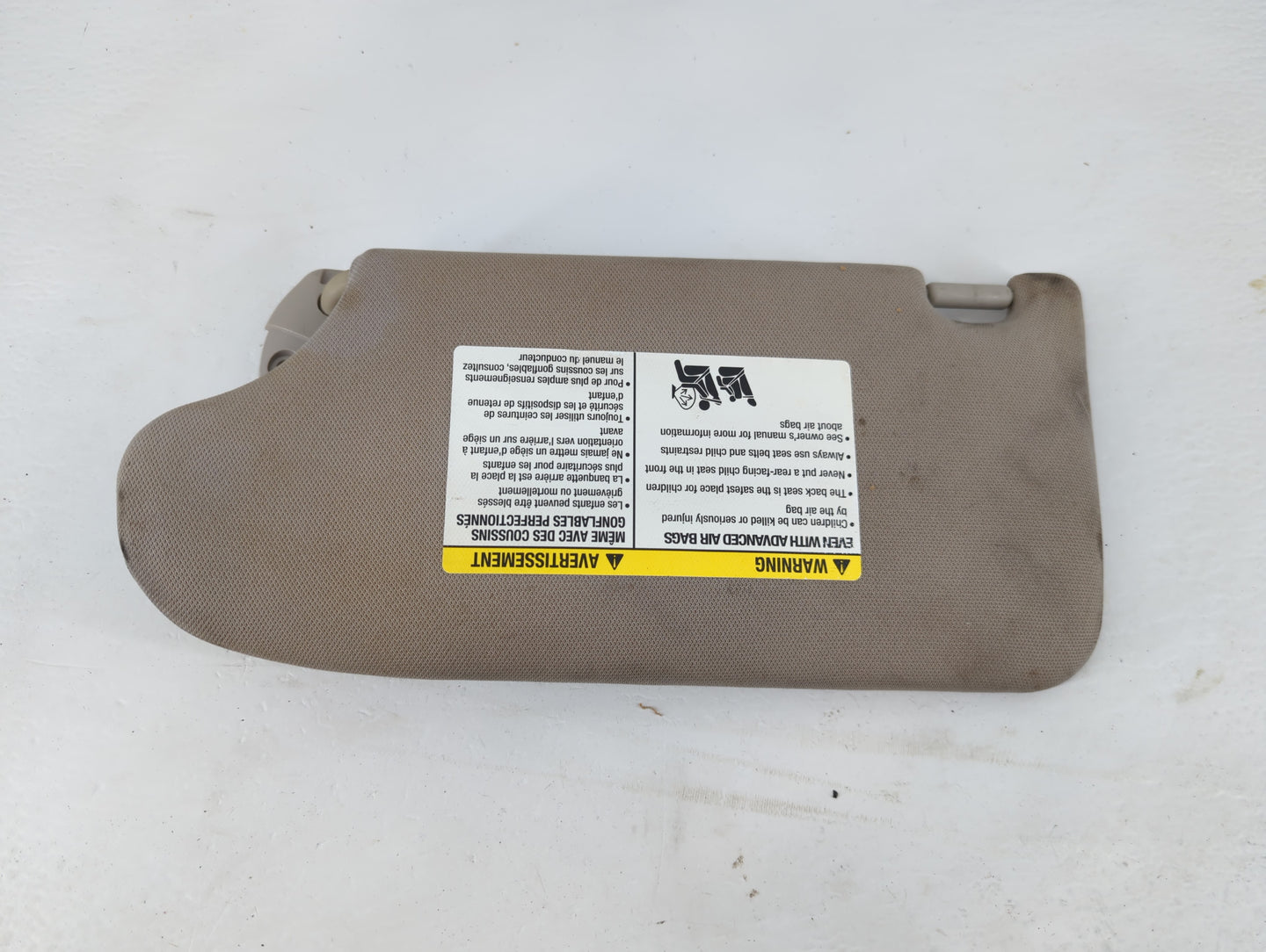 2013-2018 Nissan Altima Sun Visor Shade Replacement Passenger Right Mirror Fits Fits 2013 2014 2015 2016 2017 2018 OEM Used 
