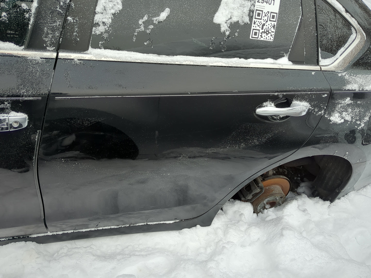 2013-2018 Nissan Altima Driver Rear Door Oem - Oemusedautoparts1.com