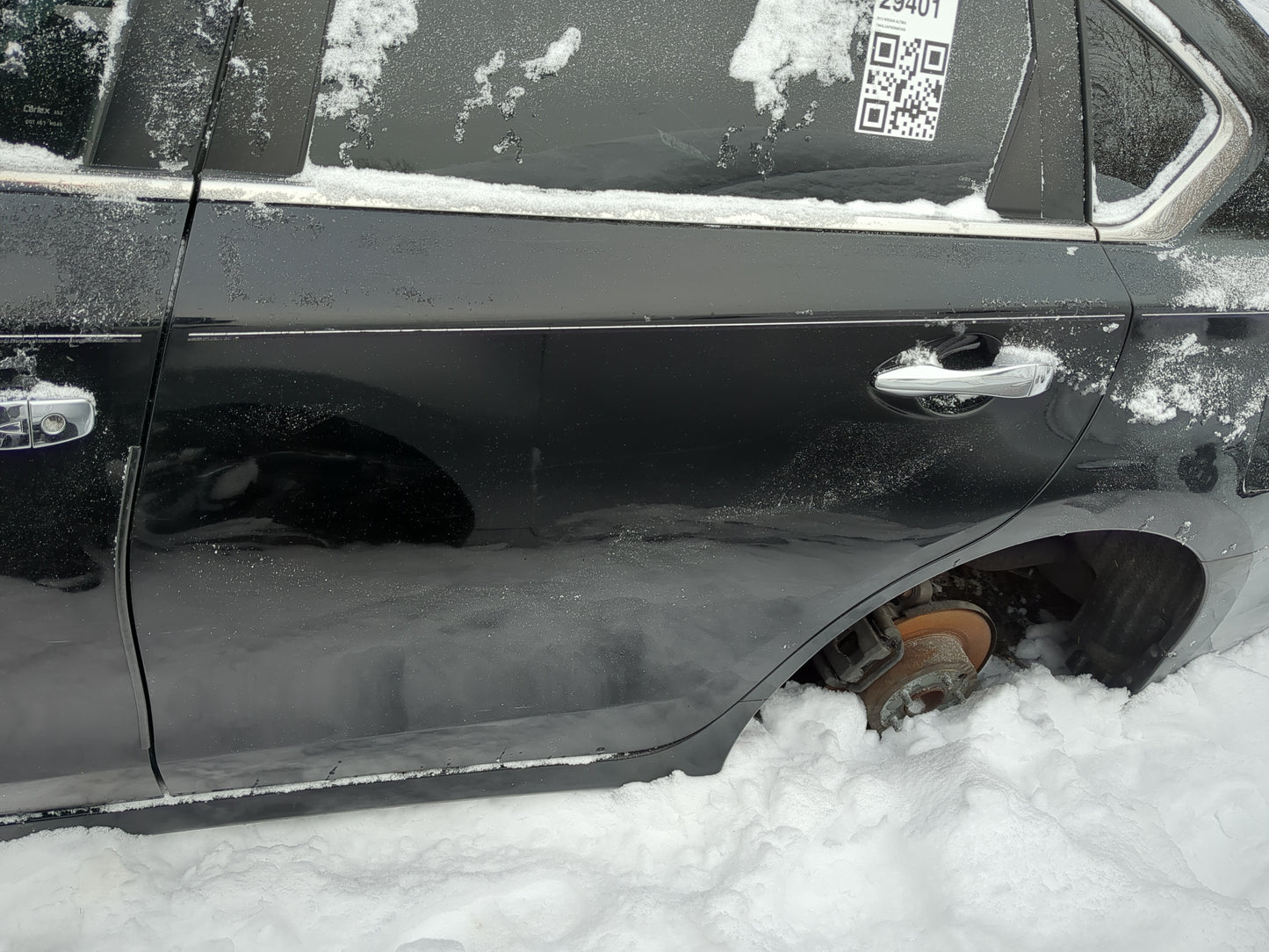2013-2018 Nissan Altima Driver Rear Door Oem - Oemusedautoparts1.com