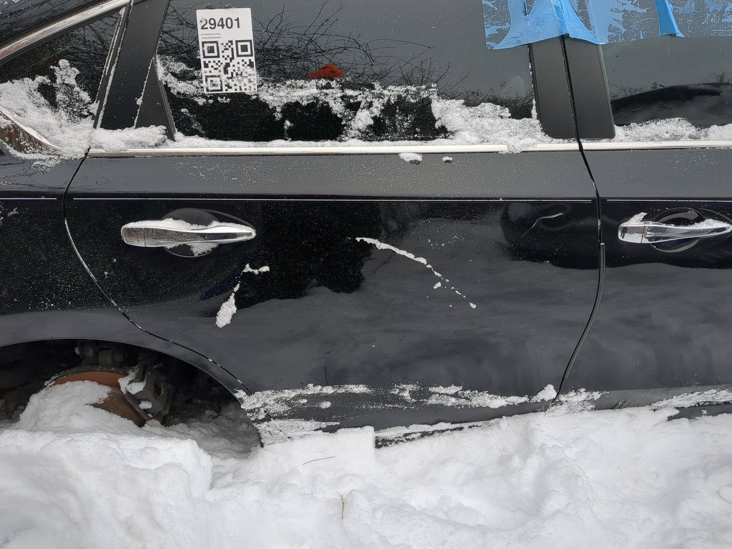 2013-2018 Nissan Altima Passenger Rear Door Oem 1248326 - Oemusedautoparts1.com
