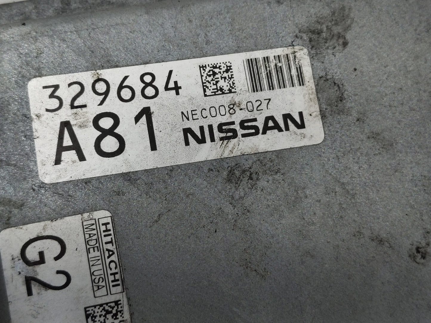 2013-2014 Nissan Altima PCM Engine Control Computer ECU ECM PCU OEM P/N:NEC008-027 Fits Fits 2013 2014 OEM Used Auto Parts -