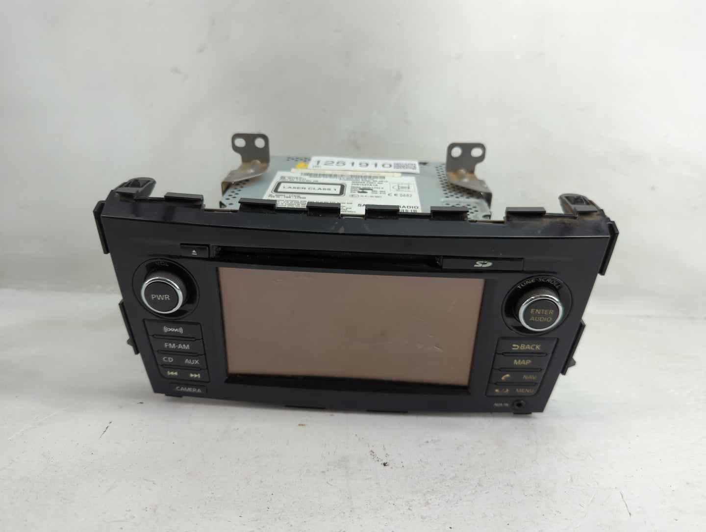 2013-2014 Nissan Altima Radio AM FM Cd Player Receiver Replacement P/N:259153TA1A 7 612 051 140 Fits Fits 2013 2014 OEM Used