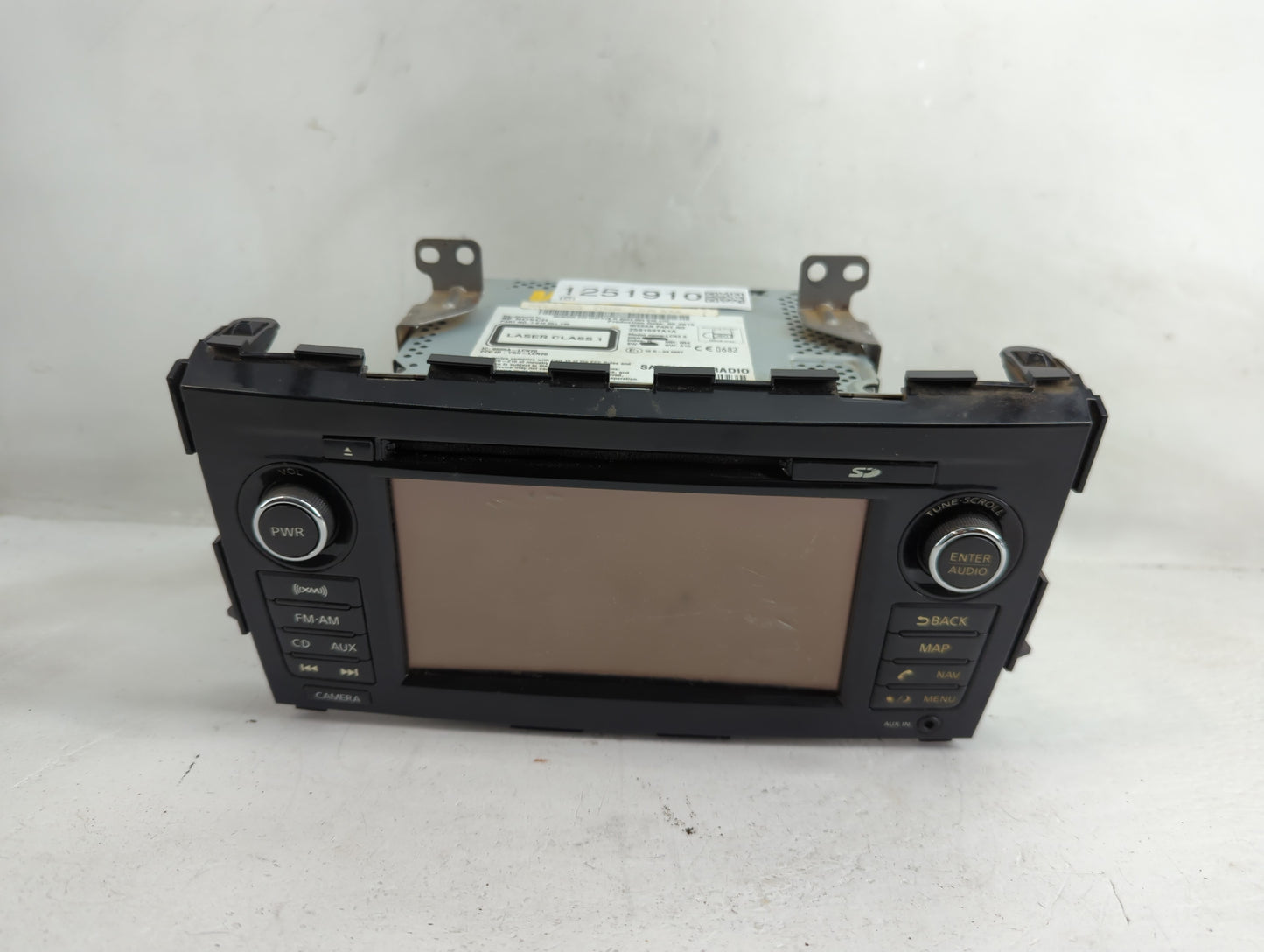 2013-2014 Nissan Altima Radio AM FM Cd Player Receiver Replacement P/N:259153TA1A 7 612 051 140 Fits Fits 2013 2014 OEM Used