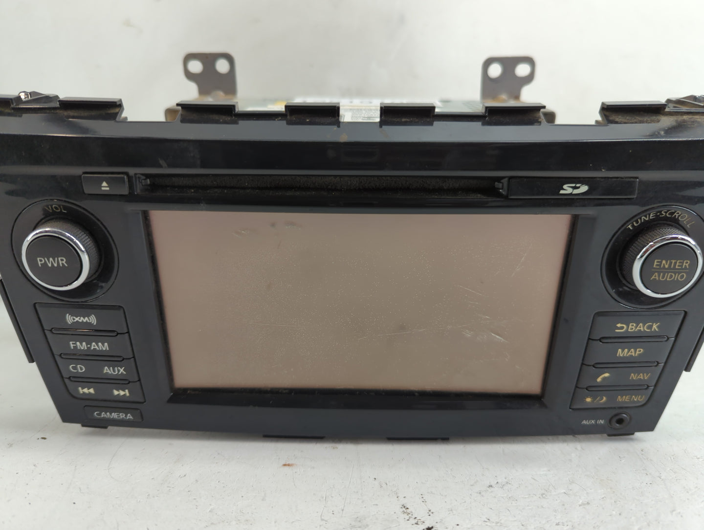 2013-2014 Nissan Altima Radio AM FM Cd Player Receiver Replacement P/N:259153TA1A 7 612 051 140 Fits Fits 2013 2014 OEM Used