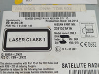 2013-2014 Nissan Altima Radio AM FM Cd Player Receiver Replacement P/N:259153TA1A 7 612 051 140 Fits Fits 2013 2014 OEM Used