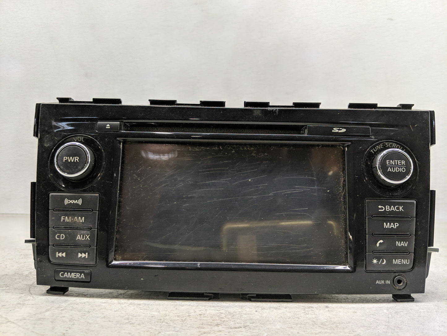 2013-2014 Nissan Altima Radio AM FM Cd Player Receiver Replacement P/N:259153TA1A 7 612 051 140 Fits Fits 2013 2014 OEM Used