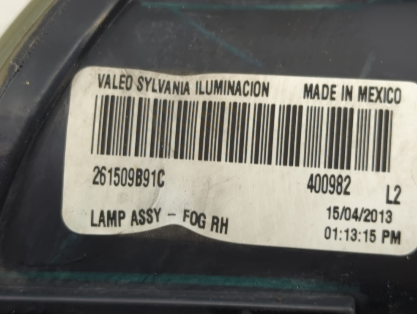 2007-2018 Nissan Altima Passenger Right Oem Fog Light Lamp - Oemusedautoparts1.com