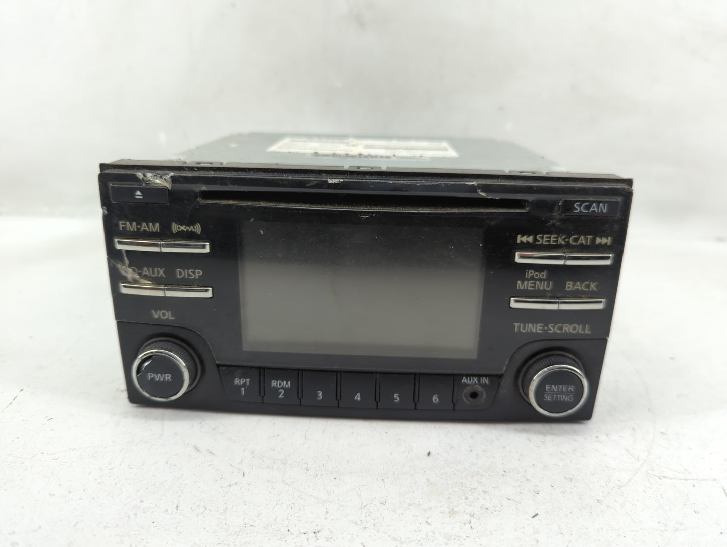 2010-2013 Nissan Altima Radio AM FM Cd Player Receiver Replacement Fits Fits 2010 2011 2012 2013 OEM Used Auto Parts - Oemus
