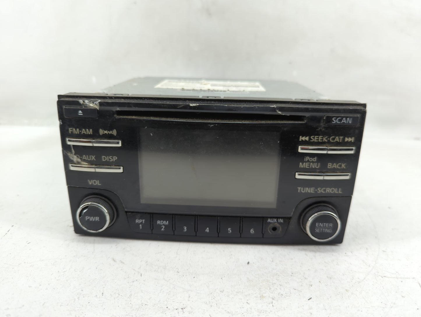 2010-2013 Nissan Altima Radio AM FM Cd Player Receiver Replacement Fits Fits 2010 2011 2012 2013 OEM Used Auto Parts - Oemus