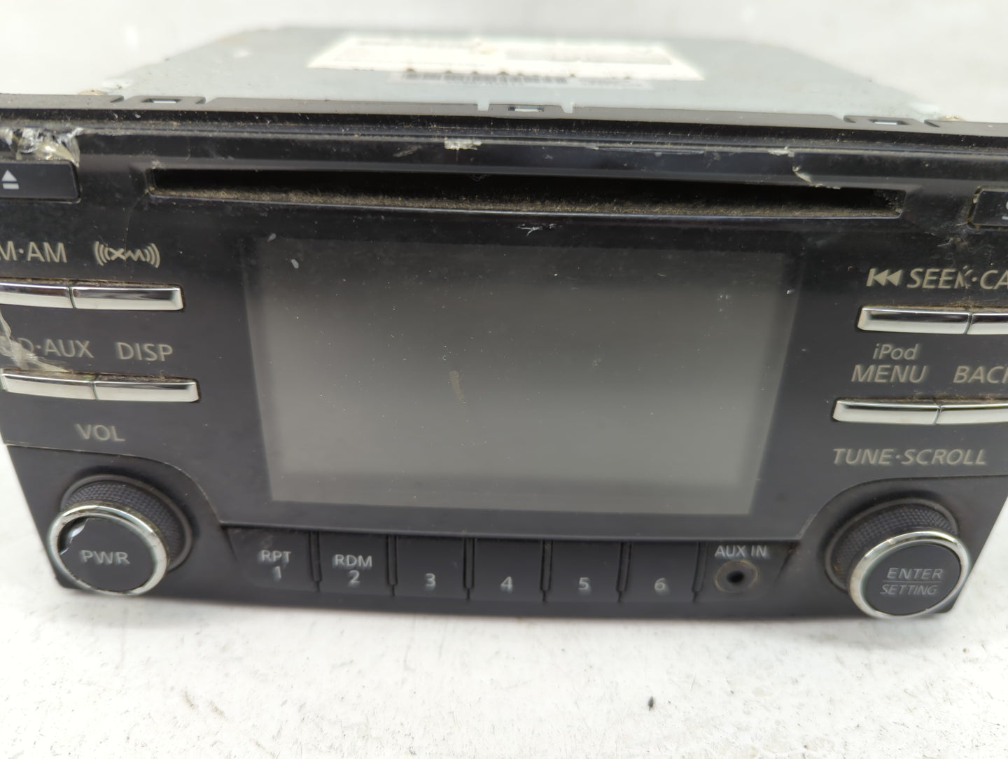 2010-2013 Nissan Altima Radio AM FM Cd Player Receiver Replacement Fits Fits 2010 2011 2012 2013 OEM Used Auto Parts - Oemus