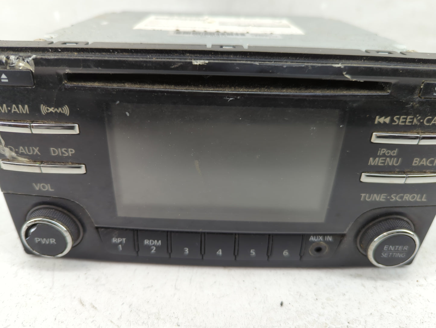 2010-2013 Nissan Altima Radio AM FM Cd Player Receiver Replacement Fits Fits 2010 2011 2012 2013 OEM Used Auto Parts - Oemus
