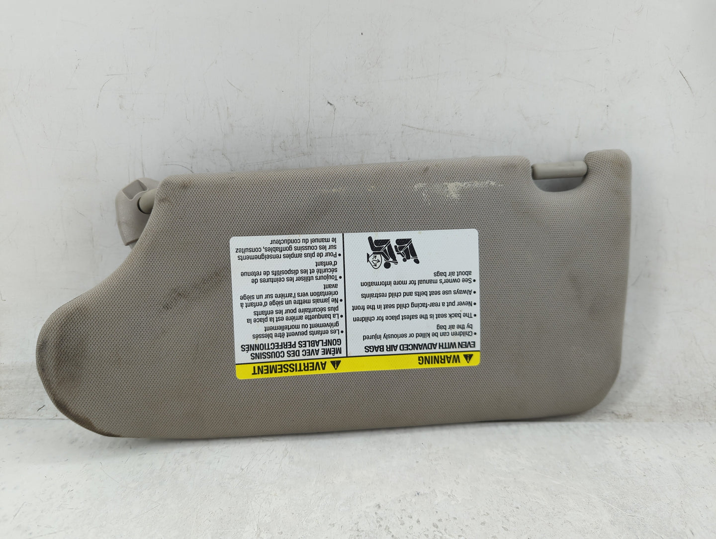2013-2017 Nissan Altima Sun Visor Shade Replacement Passenger Right Mirror Fits Fits 2013 2014 2015 2016 2017 OEM Used Auto 