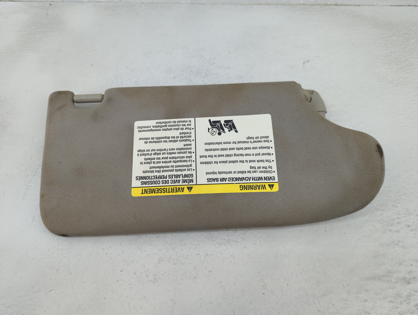 2013-2017 Nissan Altima Sun Visor Shade Replacement Driver Left Mirror Fits Fits 2013 2014 2015 2016 2017 OEM Used Auto Part