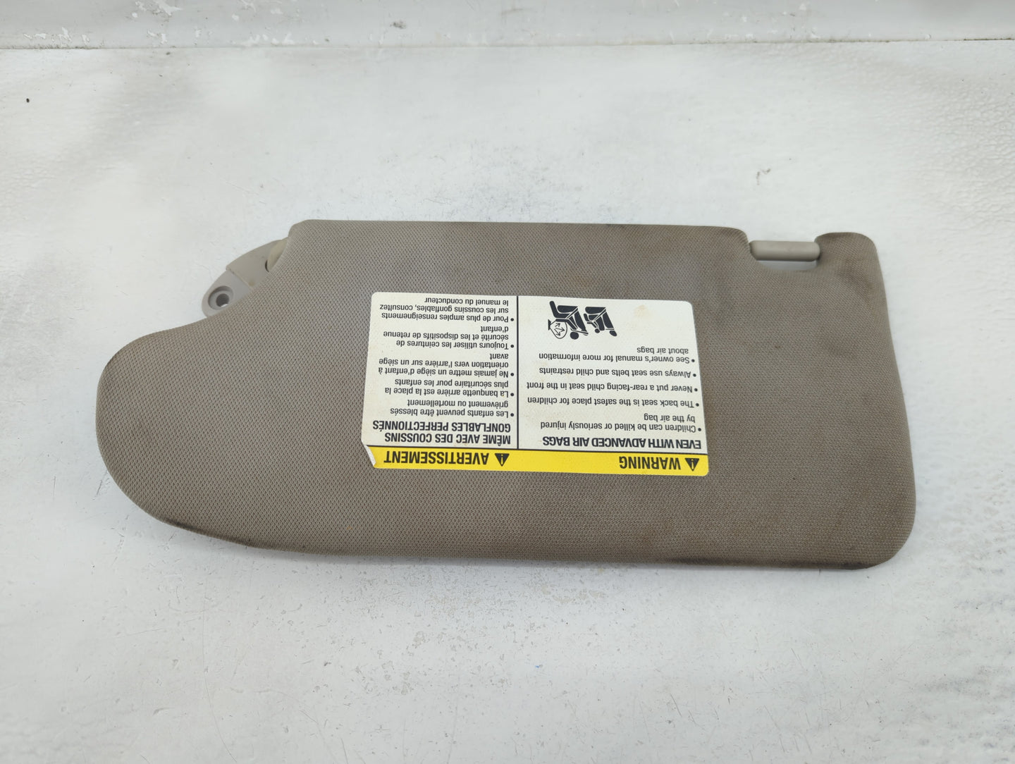 2013-2017 Nissan Altima Sun Visor Shade Replacement Passenger Right Mirror Fits Fits 2013 2014 2015 2016 2017 OEM Used Auto 