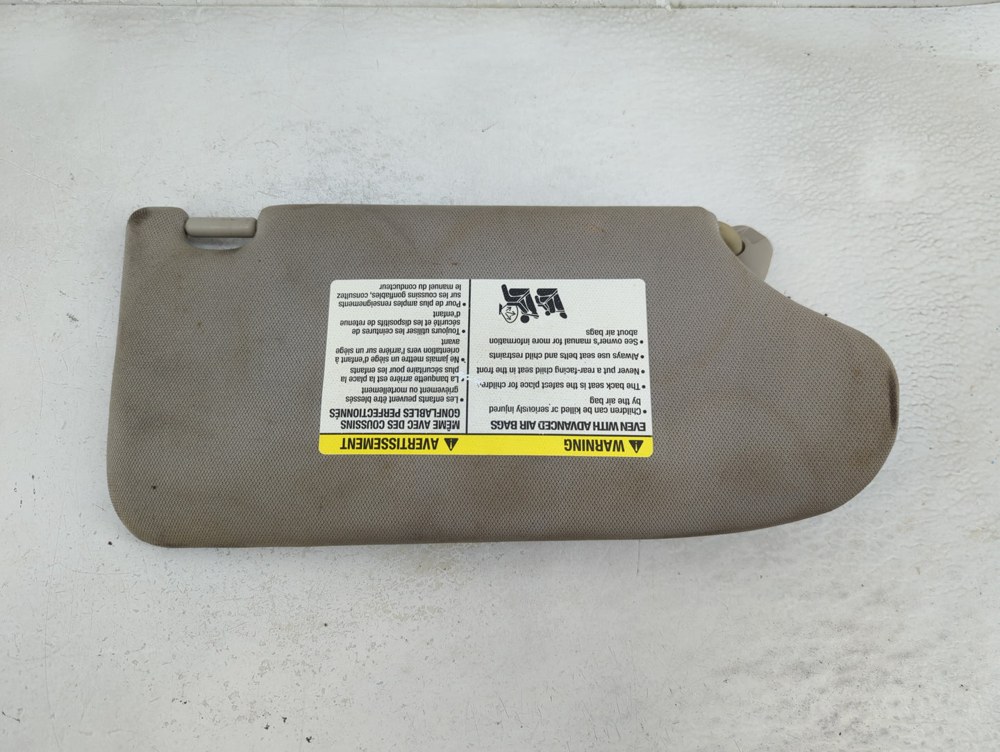 2013-2018 Nissan Altima Sun Visor Shade Replacement Driver Left Mirror Fits Fits 2013 2014 2015 2016 2017 2018 OEM Used Auto