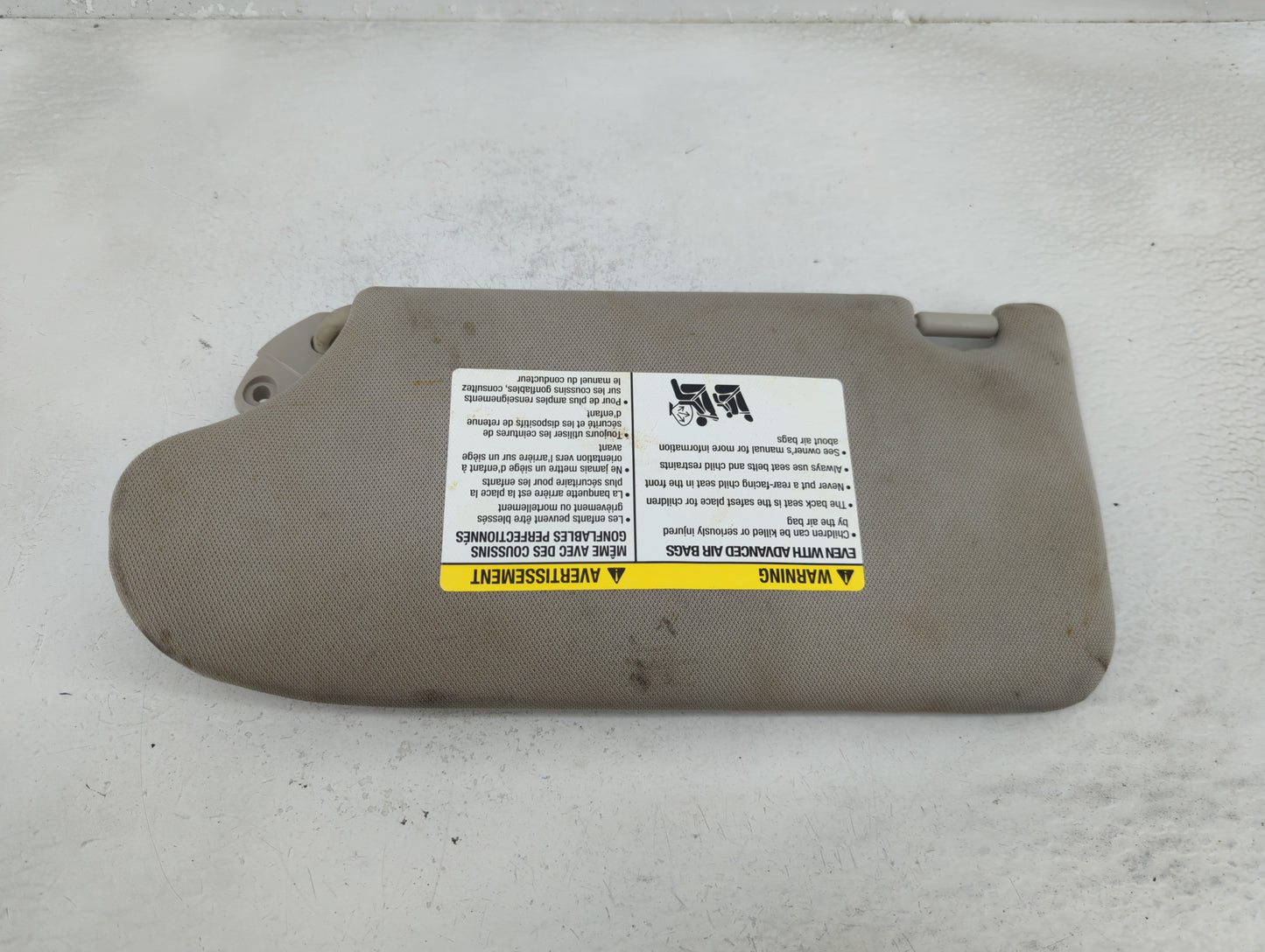 2013-2018 Nissan Altima Sun Visor Shade Replacement Passenger Right Mirror Fits Fits 2013 2014 2015 2016 2017 2018 OEM Used 