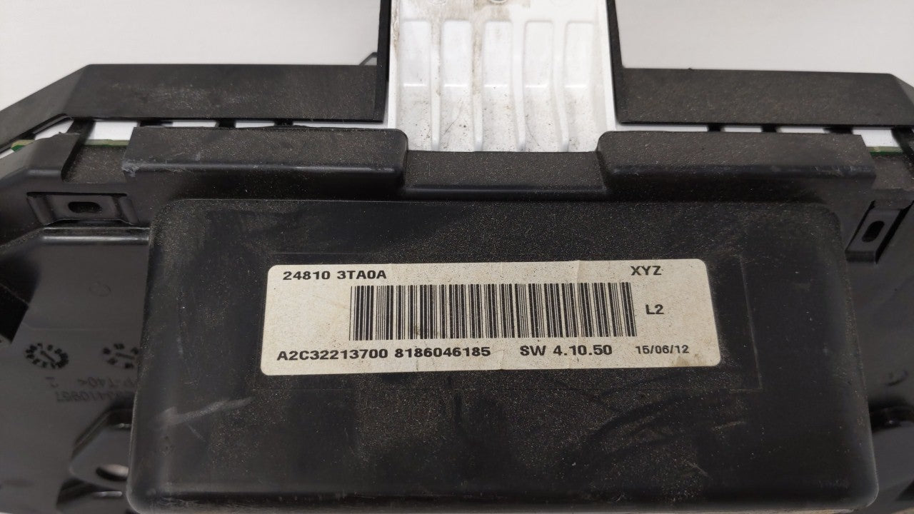 2013 Nissan Altima Instrument Cluster Speedometer Gauges P/N:24810-3TA0C 24810-3TA0B, 24810 3TA0A Fits OEM Used Auto Parts -