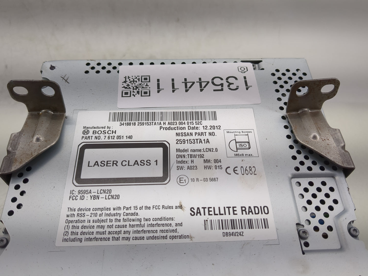 2013-2014 Nissan Altima Radio AM FM Cd Player Receiver Replacement P/N:7 612 051 140 259153TA1A, 259153TA1C Fits Fits 2013 2