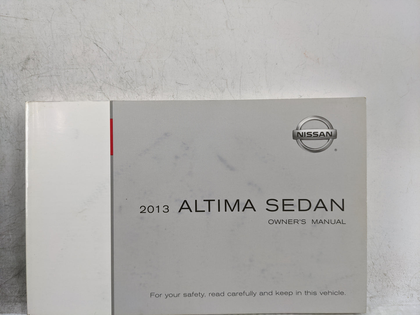 2013 Nissan Altima Owners Manual Book Guide OEM Used Auto Parts - Oemusedautoparts1.com