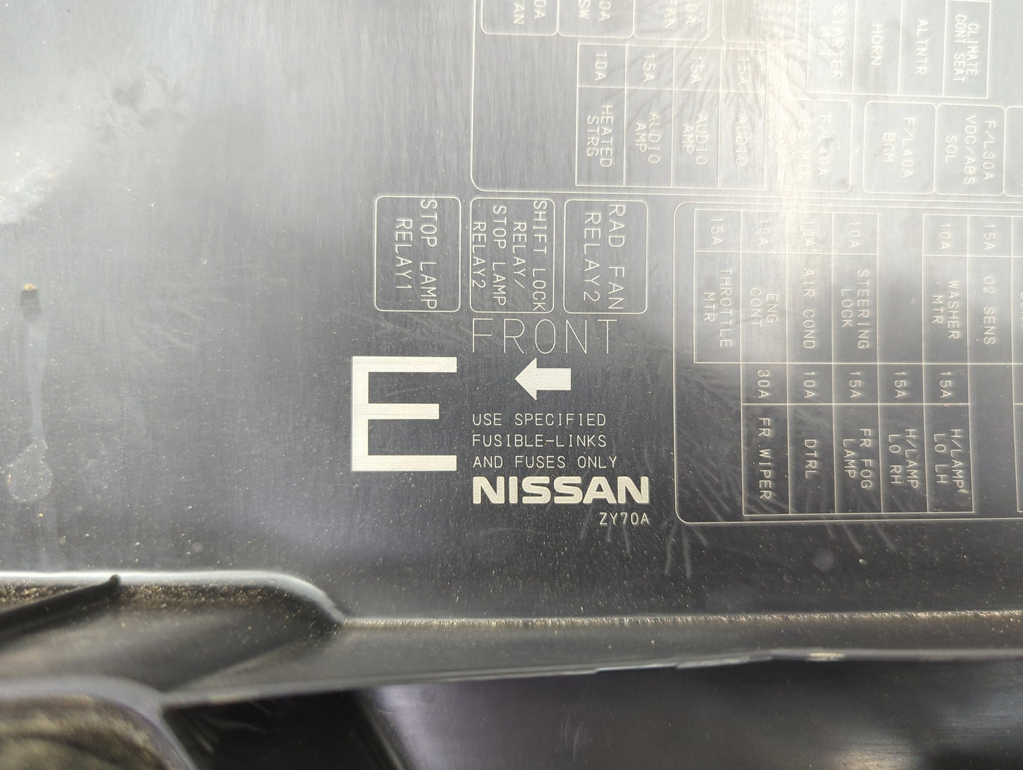 2011-2013 Nissan Altima Fusebox Fuse Box Panel Relay Module Fits Fits 2011 2012 2013 OEM Used Auto Parts - Oemusedautoparts1