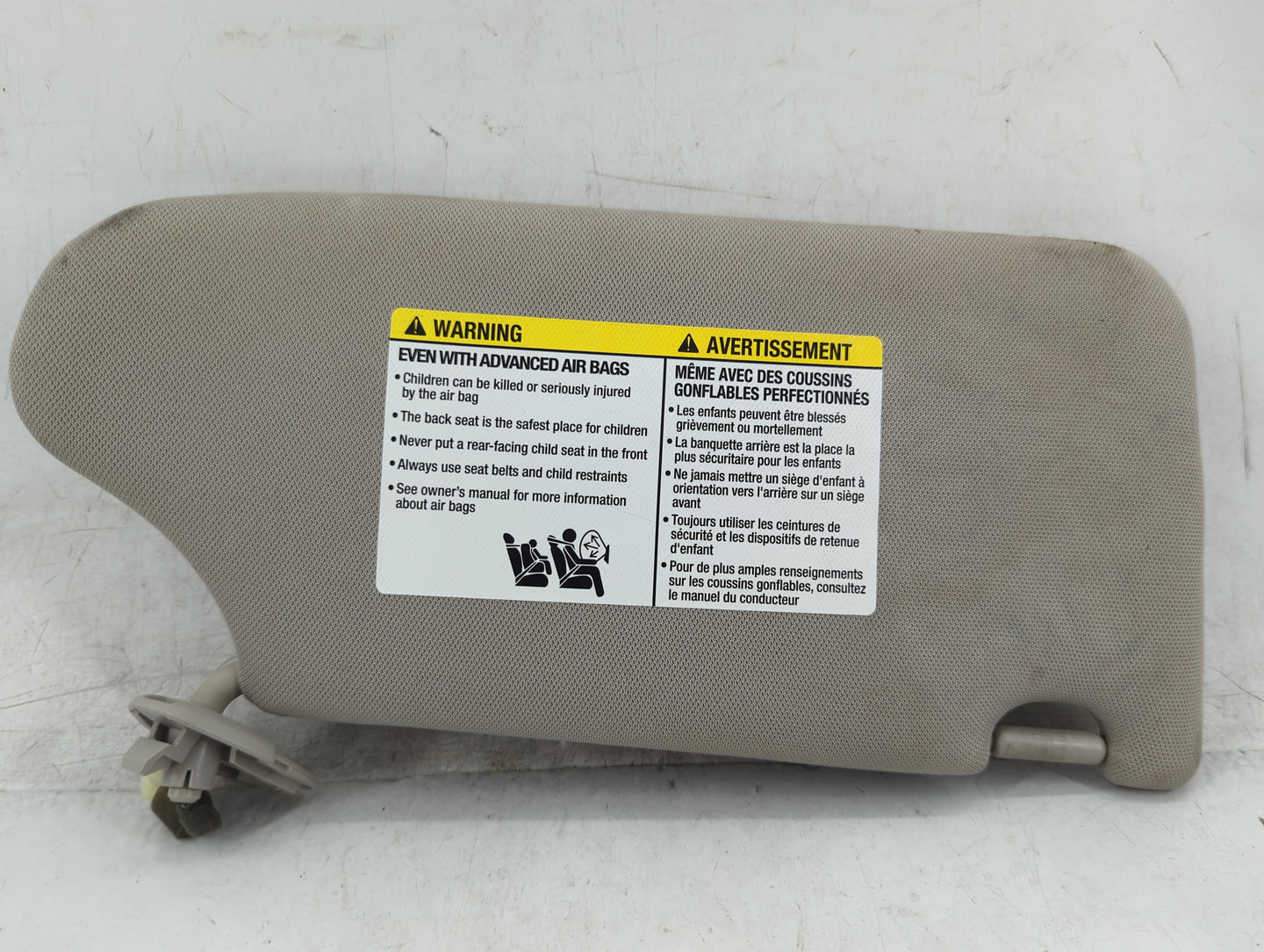 2013-2018 Nissan Altima Sun Visor Shade Replacement Driver Left Mirror Fits Fits 2013 2014 2015 2016 2017 2018 OEM Used Auto
