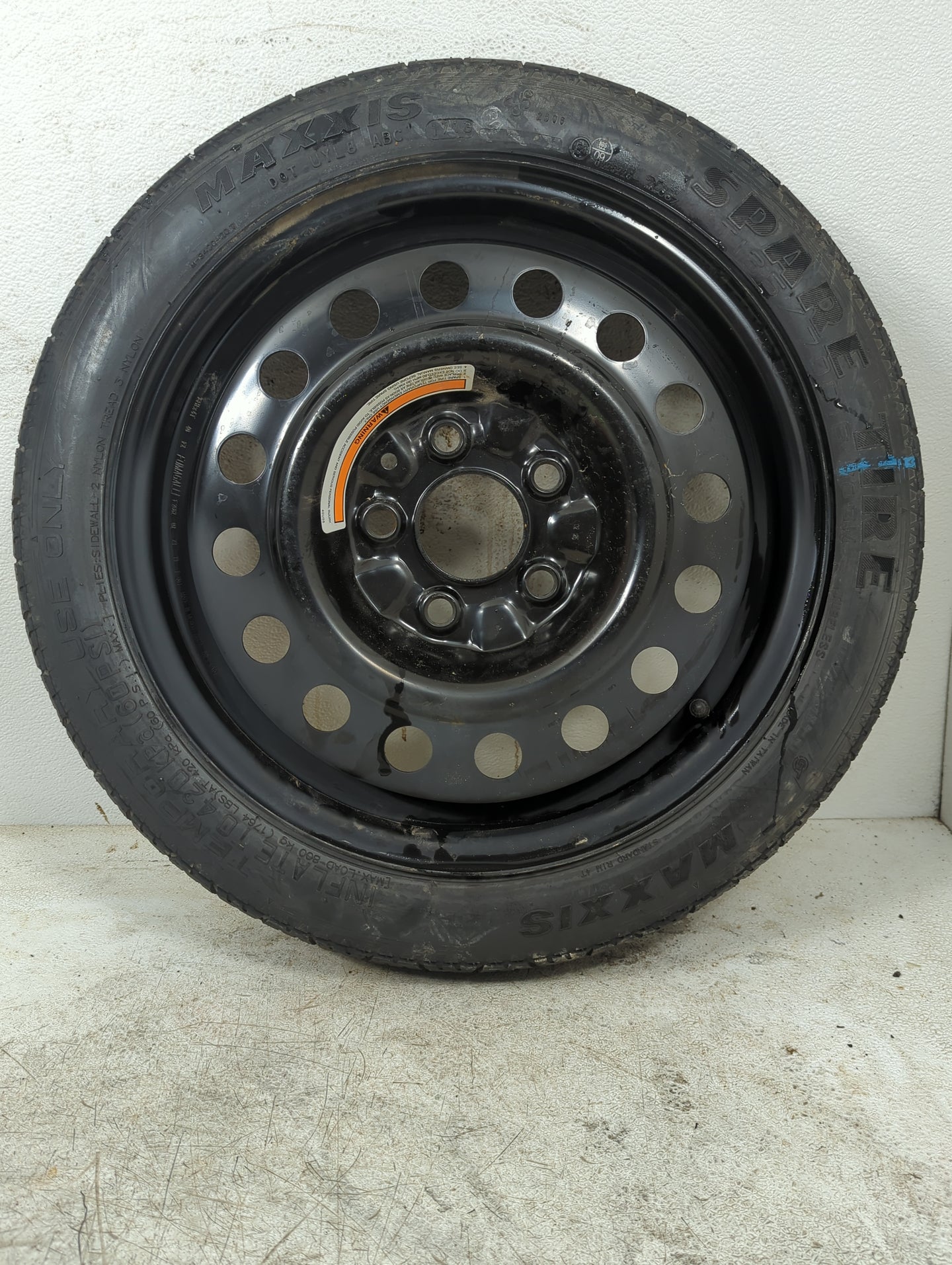 2013 Nissan Altima Spare Donut Tire Wheel Rim Oem 1397326 - Oemusedautoparts1.com