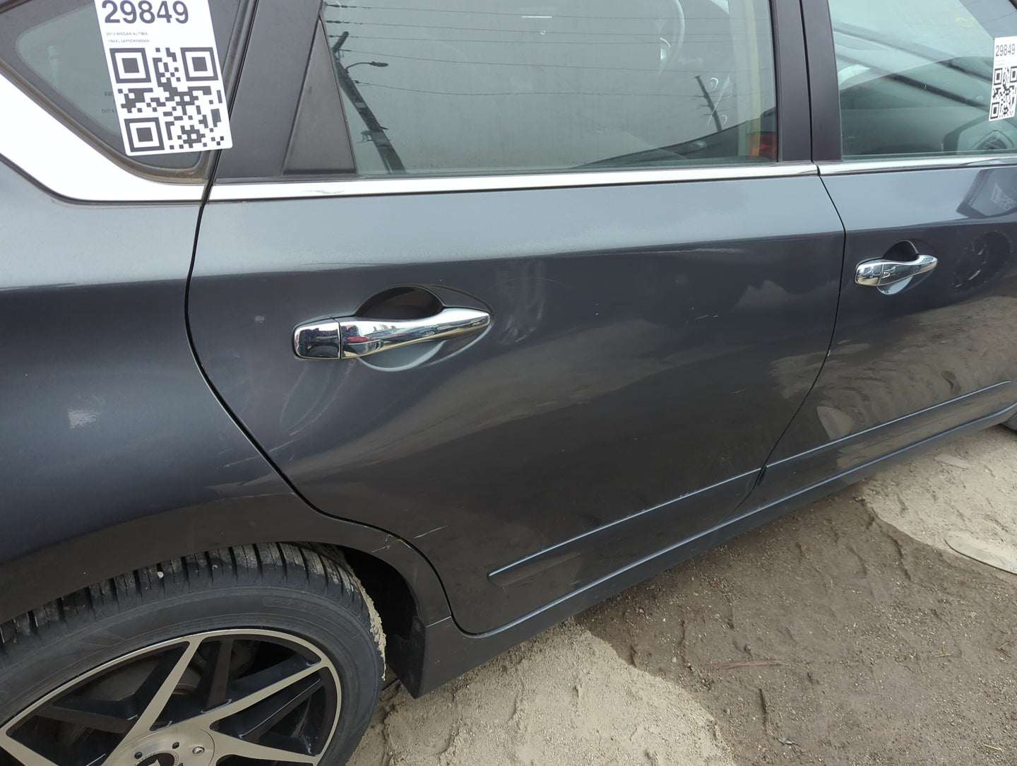 2013-2018 Nissan Altima Passenger Rear Door Oem - Oemusedautoparts1.com