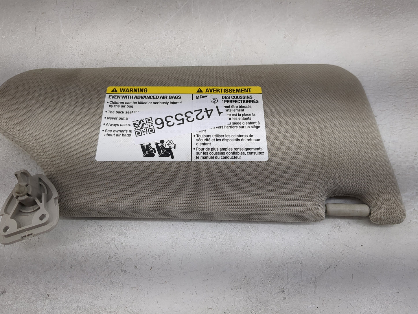 2013-2017 Nissan Altima Sun Visor Shade Replacement Driver Left Mirror Fits Fits 2013 2014 2015 2016 2017 OEM Used Auto Part
