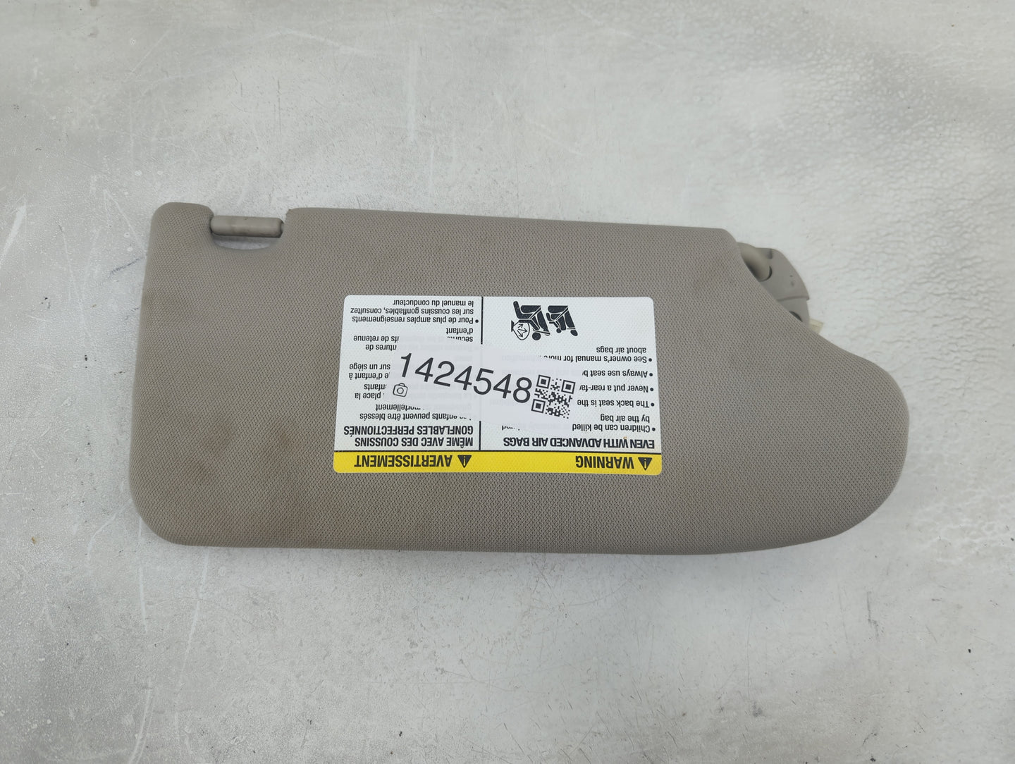 2013-2017 Nissan Altima Sun Visor Shade Replacement Driver Left Mirror Fits Fits 2013 2014 2015 2016 2017 OEM Used Auto Part
