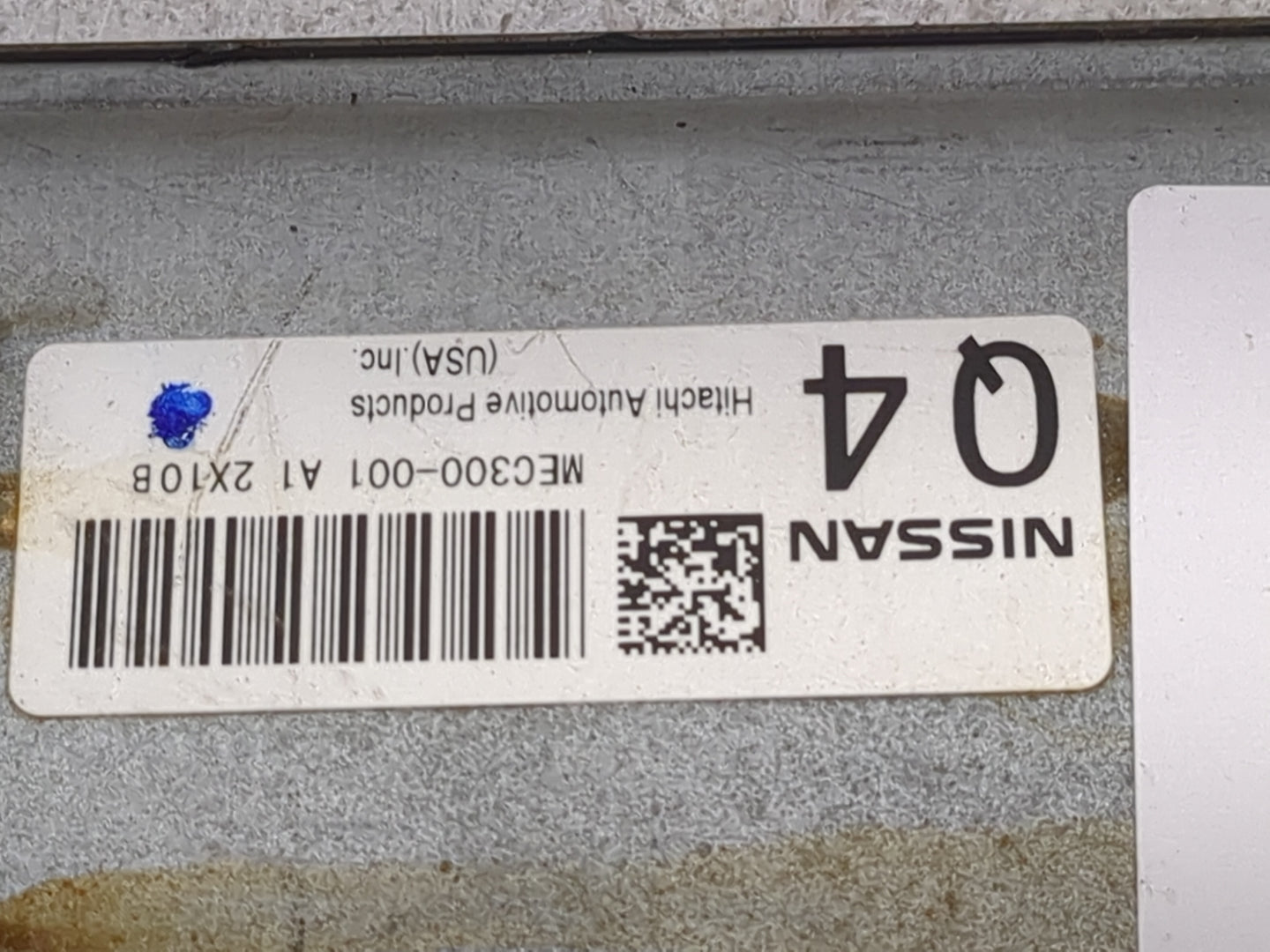 2011-2013 Nissan Altima PCM Engine Control Computer ECU ECM PCU OEM P/N:MEC300-001 Fits Fits 2011 2012 2013 OEM Used Auto Pa